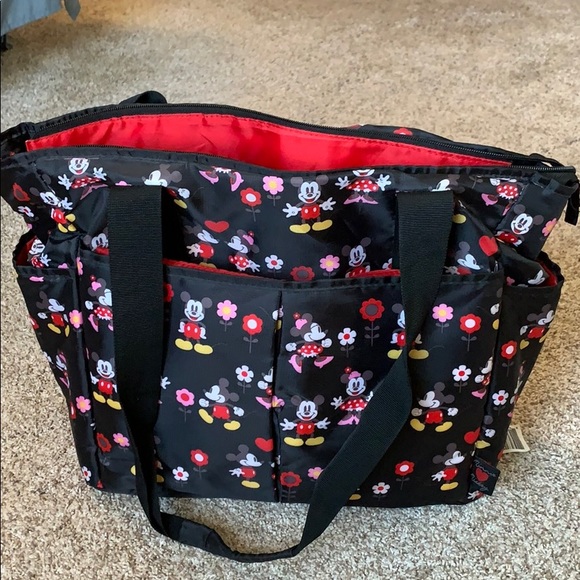 mickey and minnie diaper bag